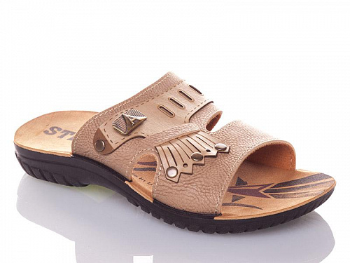 Шлепанцы Lenase TDM019 04-03-3 бежевый в магазине Фонтан Обуви