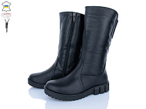 Сапоги Aba 436 чорний (37-42) в магазине Фонтан Обуви