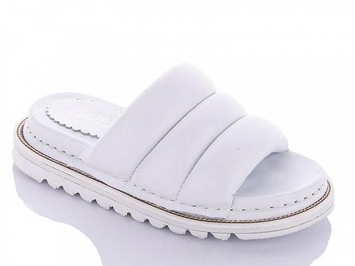 Шлепанцы Ladymia 5061 white в магазине Фонтан Обуви