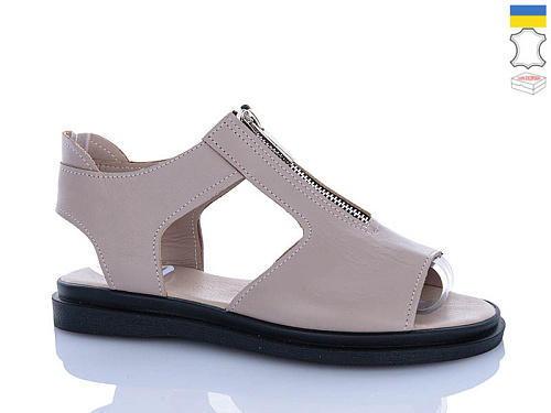 Босоножки Garti 010 бежевий шк. в магазине Фонтан Обуви