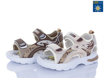 Босоножки Poni Kids 2630-3B mix LED в магазине Фонтан Обуви