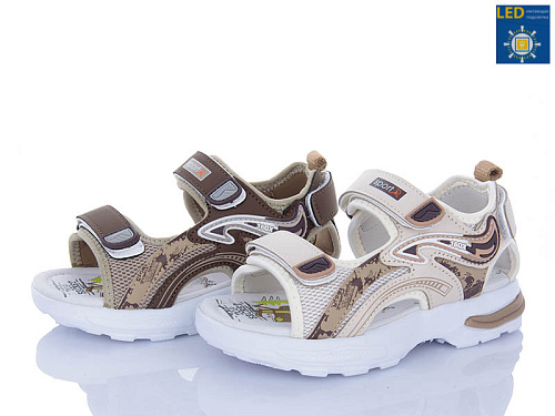 Босоножки Poni Kids 2630-3B mix LED в магазине Фонтан Обуви