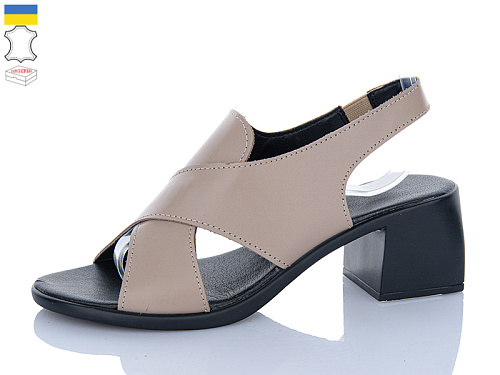 Босоножки Sali 159 капучино чор-п. в магазине Фонтан Обуви