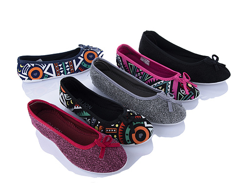 Балетки Sanlin 0155 mix в магазине Фонтан Обуви