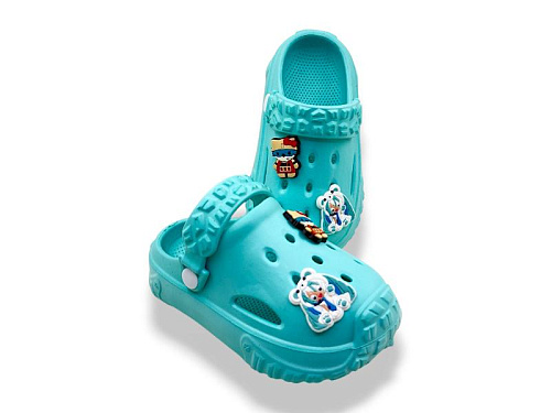 Кроксы Rai Shoes 3001 мята в магазине Фонтан Обуви