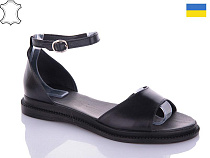 Босоножки Garti 82/1 черн кожа в магазине Фонтан Обуви