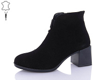 Ботинки Qq Shoes 641-1 зм-black в магазине Фонтан Обуви