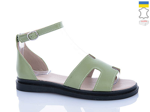 Босоножки Garti 28 зелений шк. в магазине Фонтан Обуви