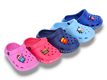 Кроксы Babyshop F57 mix в магазине Фонтан Обуви