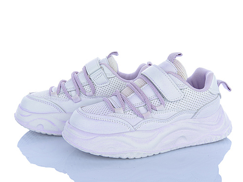 Кроссовки Clibee AC9993-2 white-purple в магазине Фонтан Обуви