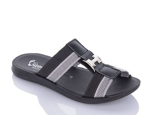 Шлепанцы Demur TRK H black-grey в магазине Фонтан Обуви