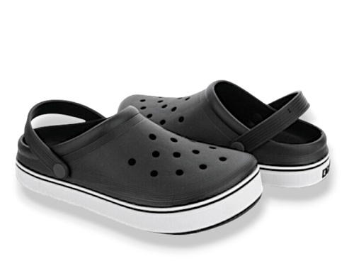 Кроксы Slipers 523 чорний в магазине Фонтан Обуви