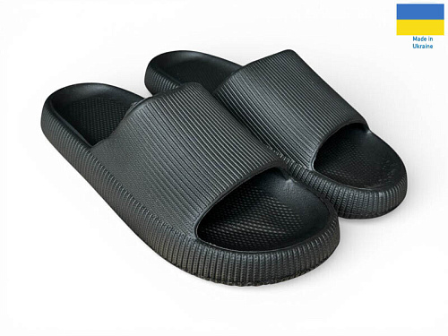 Шлепанцы Rai Shoes С88 чорний в магазине Фонтан Обуви