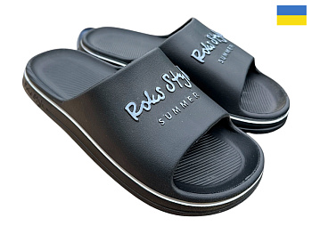 Шлепанцы Rai Shoes 520-010 чорний в магазине Фонтан Обуви