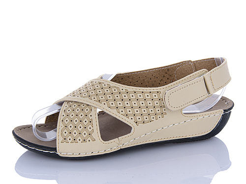 Босоножки Sali One 1813 бежевий в магазине Фонтан Обуви