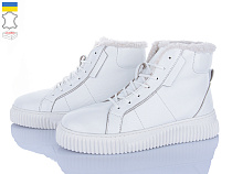 Ботинки Viscala 27405-1-2 білий шкіра в магазине Фонтан Обуви