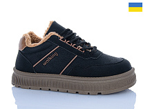 Кроссовки Dago Гіпаніс Ж5107 чорний-коричневий в магазине Фонтан Обуви