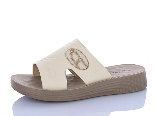 Шлепанцы Mainelin 2598 beige в магазине Фонтан Обуви