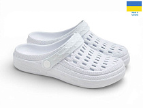 Кроксы Rai Shoes DS62 білий в магазине Фонтан Обуви