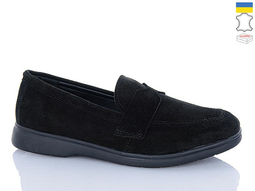 Туфли Sali A2-2 чорний з чор-п. в магазине Фонтан Обуви