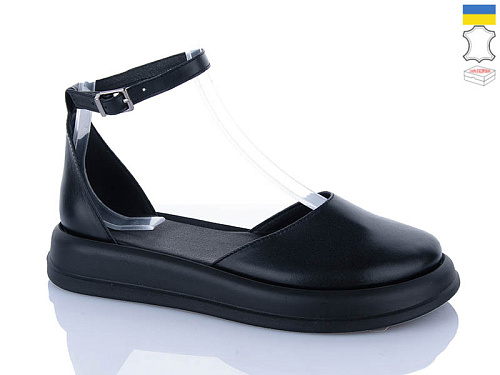 Туфли Sali 2222 чорний к чор-п. в магазине Фонтан Обуви