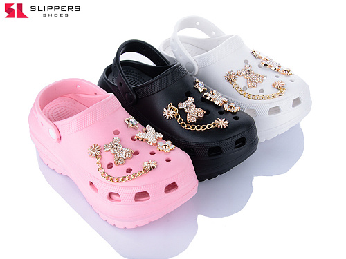 Кроксы Slipers 8829 mix в магазине Фонтан Обуви