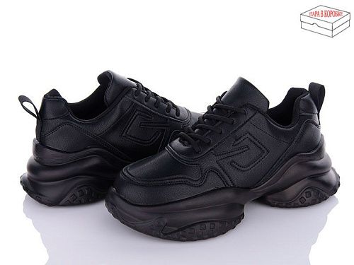 Кроссовки No Brand 8116 all black в магазине Фонтан Обуви