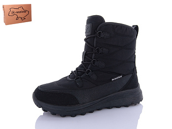 Ботинки Restime AWZ24305 black в магазине Фонтан Обуви