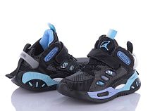 Кроссовки Леопард G12-2 black-l.blue в магазине Фонтан Обуви