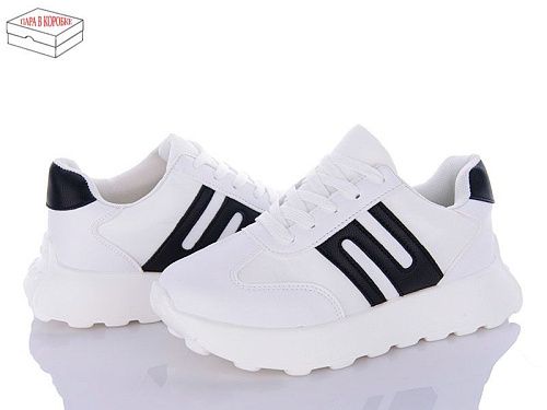 Кроссовки Ailaifa 2391 white-black піна в магазине Фонтан Обуви