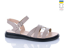 Босоножки Sali 2601 капучино чор-п. в магазине Фонтан Обуви