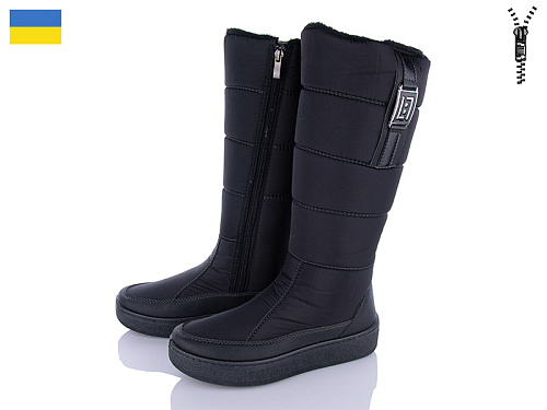 Сапоги Paolla 239 чорний в магазине Фонтан Обуви