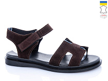 Босоножки Sali 514 коричневий з чор-п. в магазине Фонтан Обуви