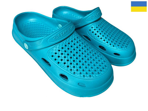 Кроксы Rai Shoes Сабо 8 бірюза в магазине Фонтан Обуви