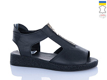 Босоножки Garti 06 чорний шк. в магазине Фонтан Обуви