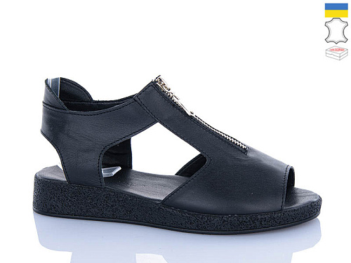 Босоножки Garti 06 чорний шк. в магазине Фонтан Обуви