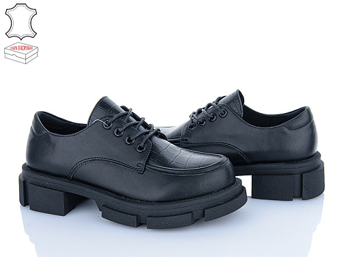 Туфли Aba OT25 black в магазине Фонтан Обуви