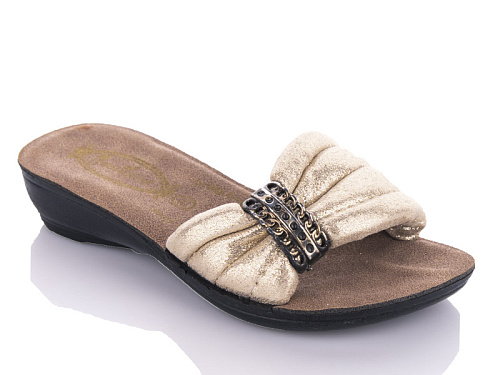 Шлепанцы Gurkem 809 gold (25-30) в магазине Фонтан Обуви