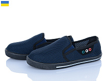 Слипоны Roks 2804 синій в магазине Фонтан Обуви