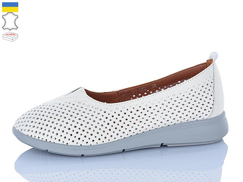 Туфли Sali 002-39 бежевий сір-п. в магазине Фонтан Обуви