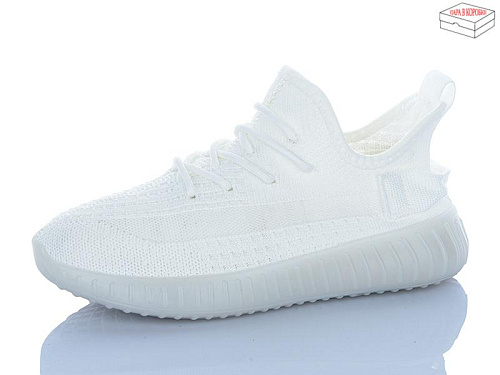 Кроссовки Qq Панда KB015-1 all white в магазине Фонтан Обуви