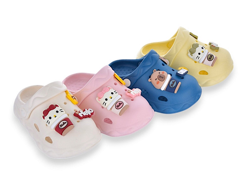 Кроксы Jibukang 99152 mix в магазине Фонтан Обуви