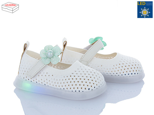 Туфли Kajila A691 white LED в магазине Фонтан Обуви