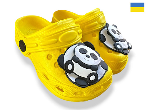 Кроксы Rai Shoes H3 жовтий в магазине Фонтан Обуви