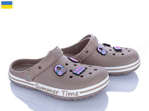 Кроксы Roks 328 бежевий в магазине Фонтан Обуви