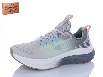 Кроссовки Restime SWL25528 m.grey-mint в магазине Фонтан Обуви