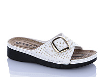 Шлепанцы Sali One 09-65 білий в магазине Фонтан Обуви