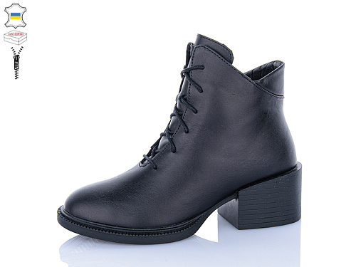 Ботинки Qq Панда 917 чорний в магазине Фонтан Обуви