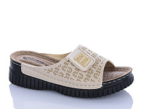 Шлепанцы Sali One 208-86 бежевий в магазине Фонтан Обуви