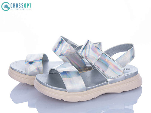Босоножки Crossopt GX185-1 silver в магазине Фонтан Обуви